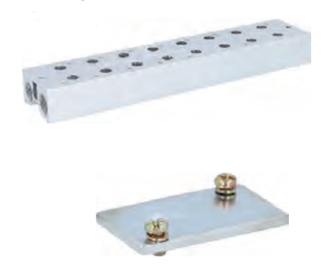Планка распределительная 3/8, для электромагнитных клапанов TM END-ARMATUREN TMV7506 Заглушки и клапана для ванн и раковин